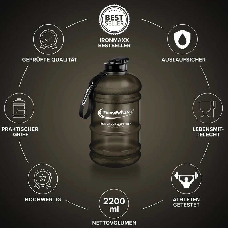 Water Gallon (2200ml) - Matt Schwarz