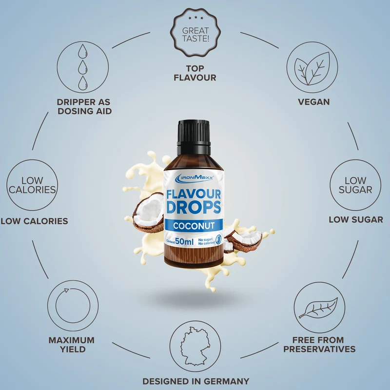Flavour Drops (50ml) - Kokos