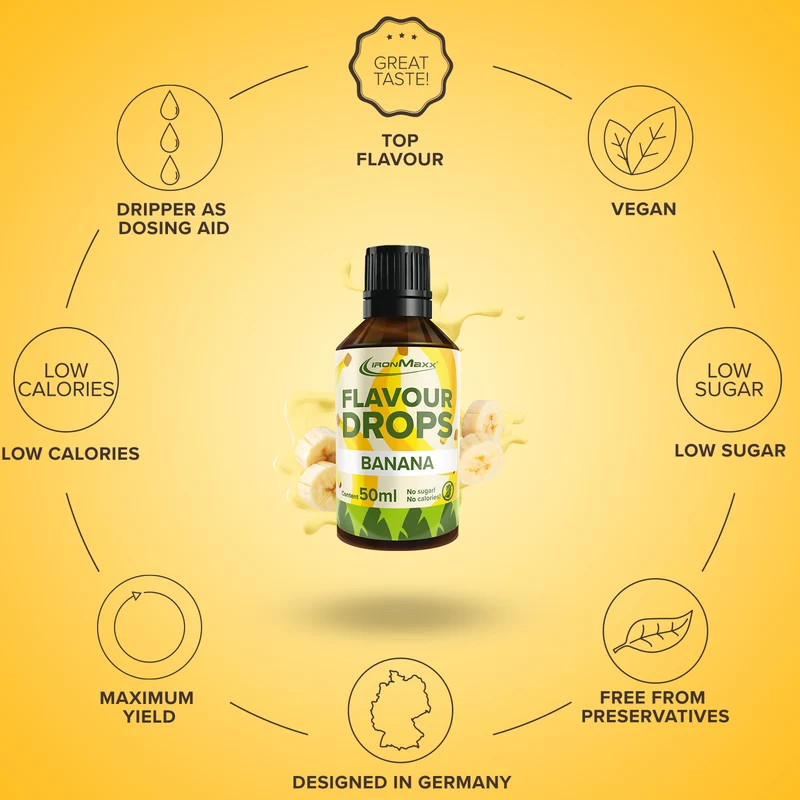 Flavour Drops (50ml) - Banane