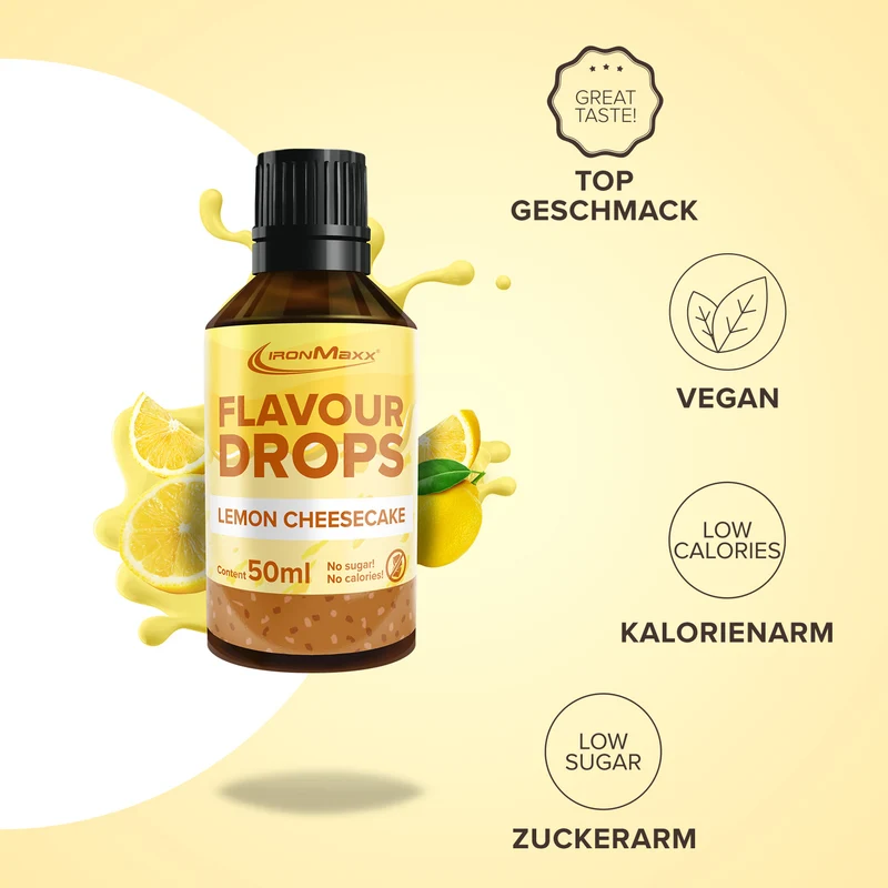 Flavour Drops (50ml) - Lemon-Cheesecake
