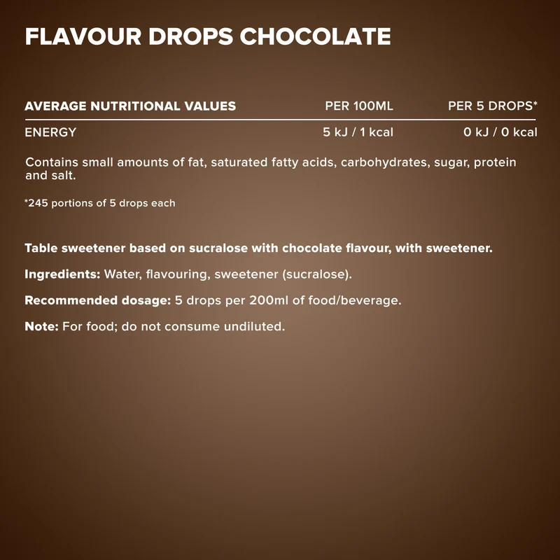 Flavour Drops (50ml) - Schokolade