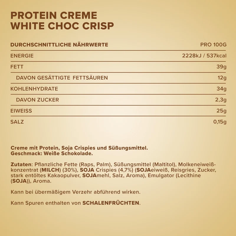 Protein Creme (250g) - Weiße Choc Crisp