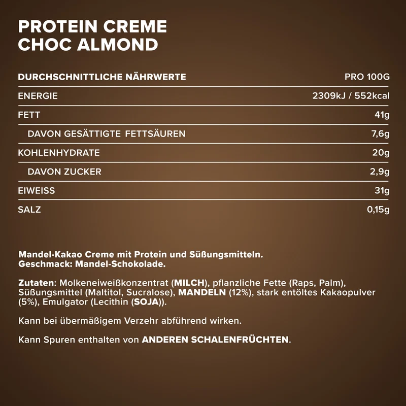 Protein Creme (250g) - Choc Almond