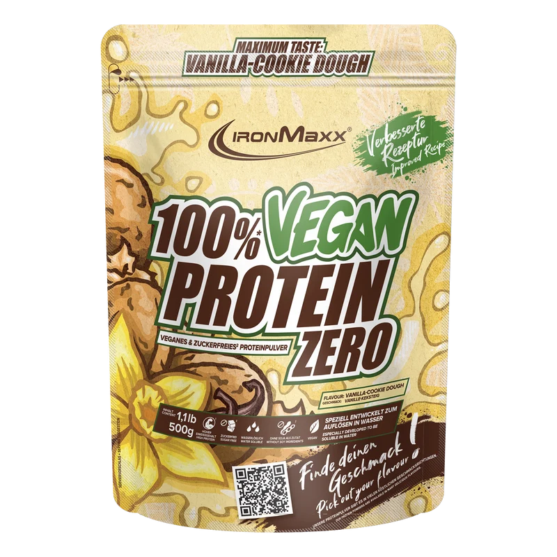100% Vegan Protein Zero (500g) - Vanilla Cookie Dough