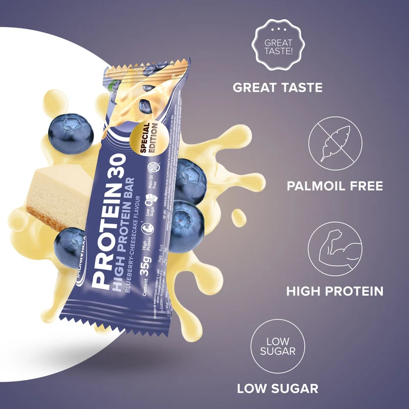 Protein 30 Protein Riegel (35g) - Blueberry Cheesecake