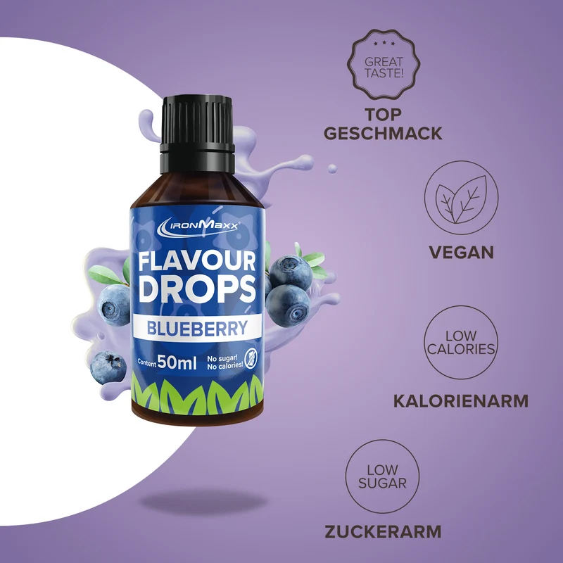 Flavour Drops (50ml) - Blaubeere
