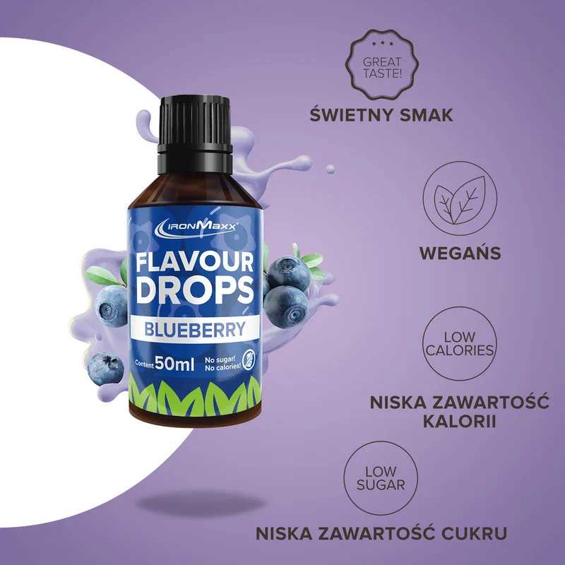 Flavour Drops (50ml) - Blaubeere