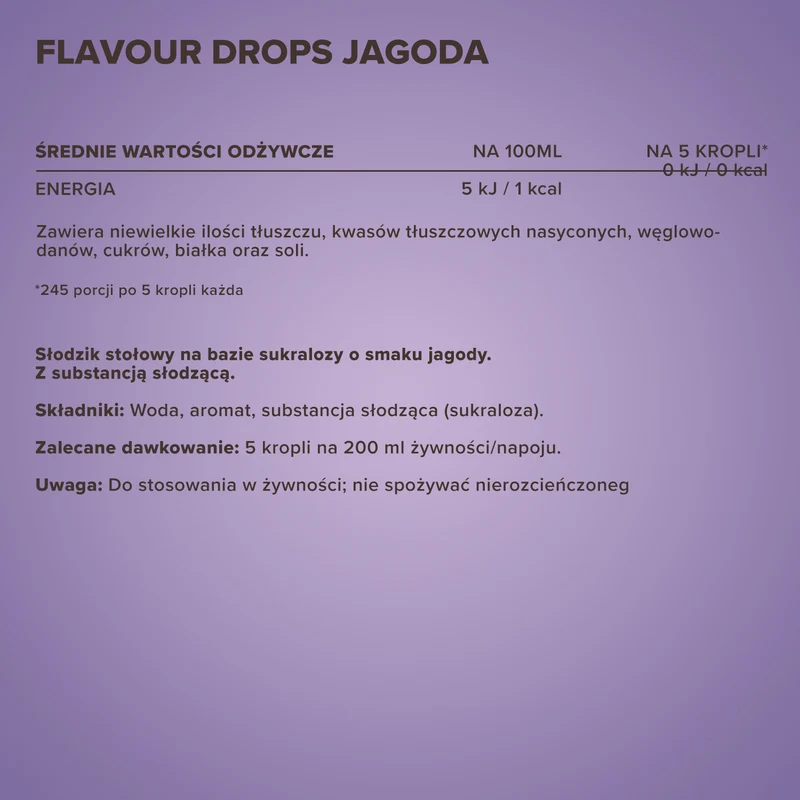 Flavour Drops (50ml) - Blaubeere