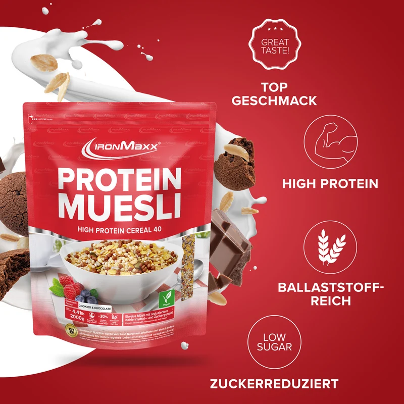Protein Müsli (2000g) - Cookies & Chocolate