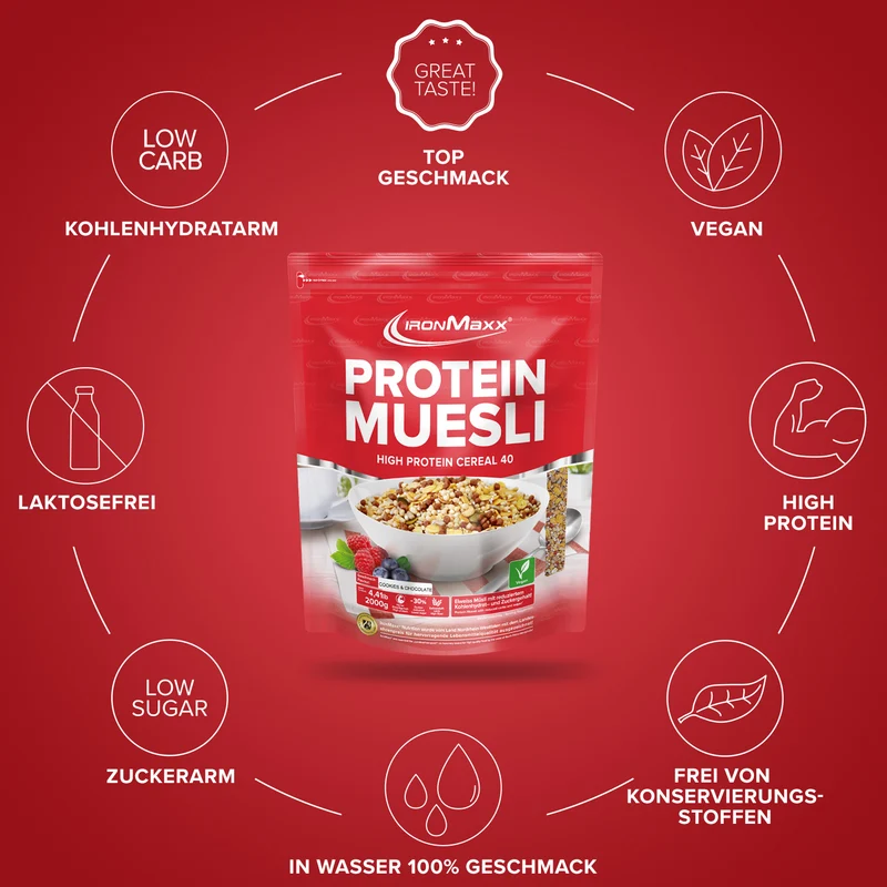 Protein Müsli (2000g) - Cookies & Chocolate