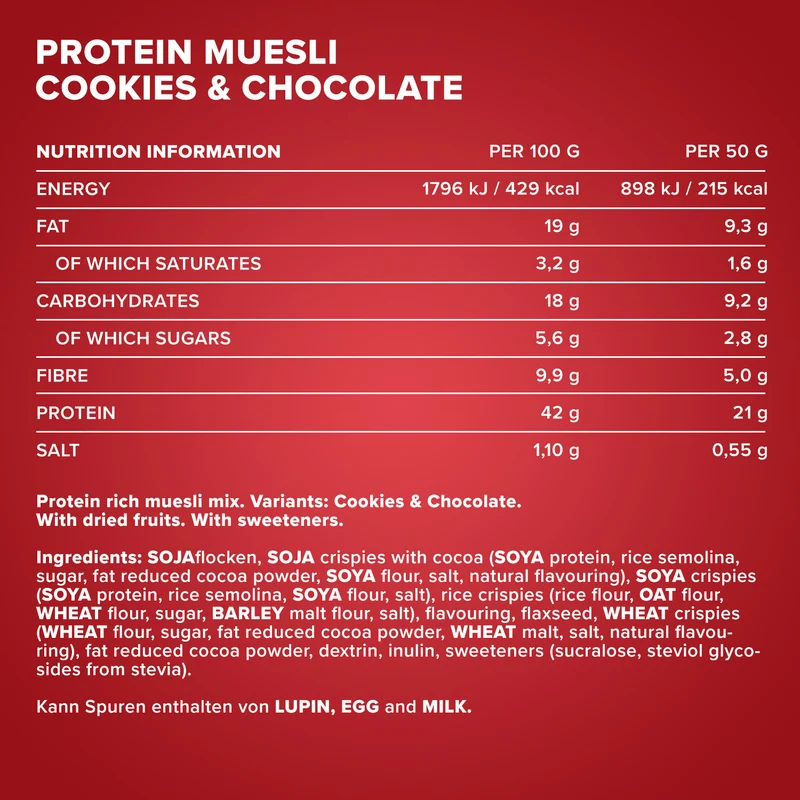 Protein Müsli (2000g) - Cookies & Chocolate