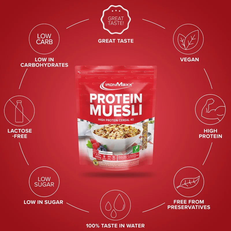 Protein Müsli (2000g) - Cookies & Chocolate