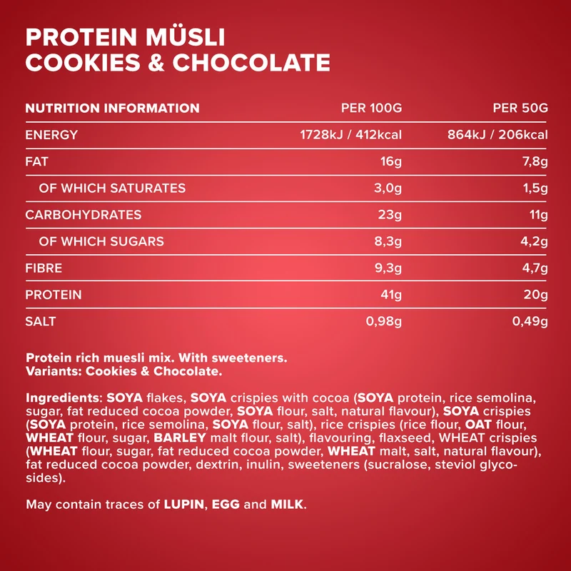 Protein Müsli (550g) - Cookies & Chocolate