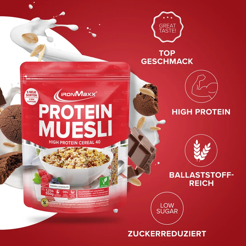 Protein Müsli (550g) - Cookies & Chocolate