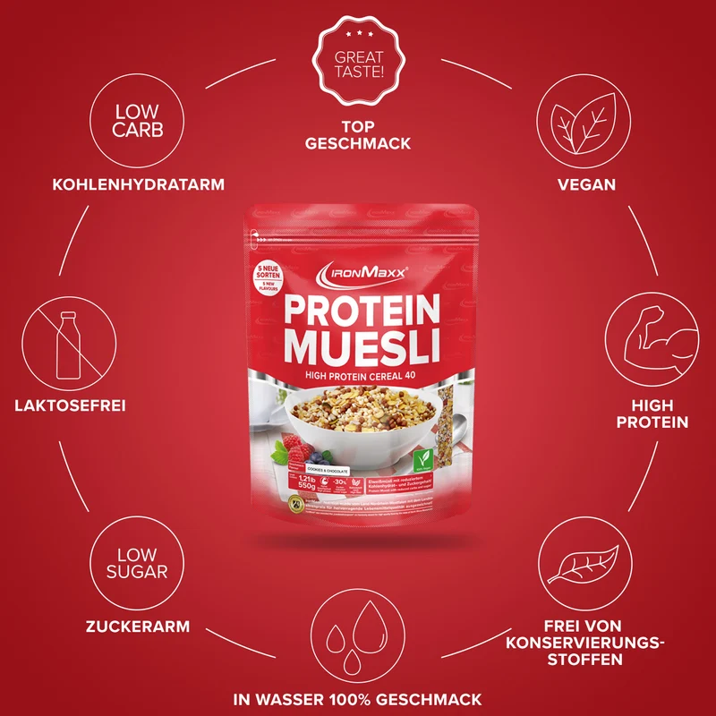 Protein Müsli (550g) - Cookies & Chocolate