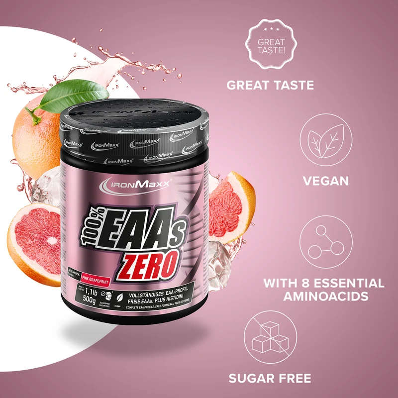 100% EAAs Zero (500g) - Pink Grapefruit