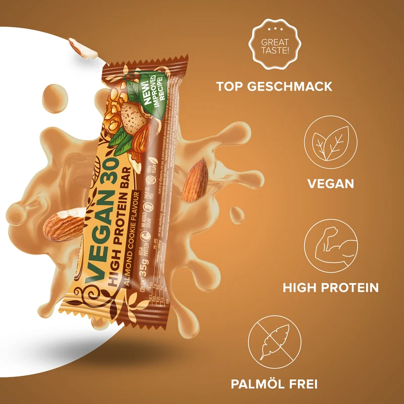 Vegan 30 Protein Riegel (35g) - Almond Cookie