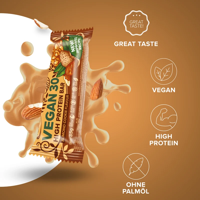 Vegan 30 Protein Riegel (35g) - Almond Cookie