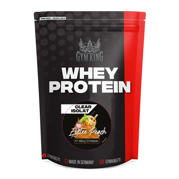 Gym King CLEAR ISOLAT WHEY PROTEIN, 1000 g Beutel
