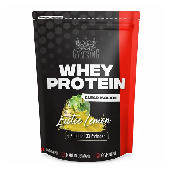 Gym King CLEAR ISOLAT WHEY PROTEIN, 1000 g Beutel