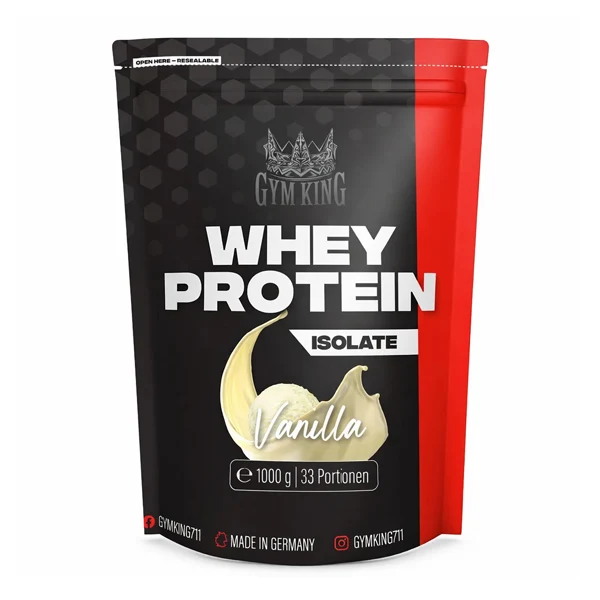Gym King WHEY PROTEIN ISOLAT, 1000 g Beutel