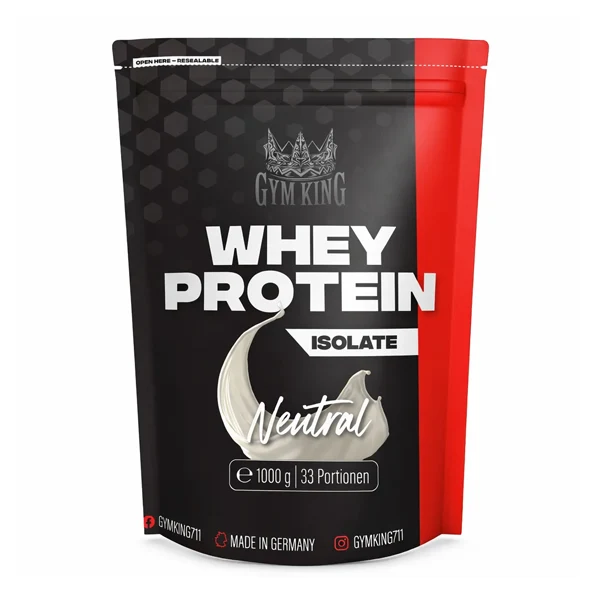 Gym King WHEY PROTEIN ISOLAT, 1000 g Beutel