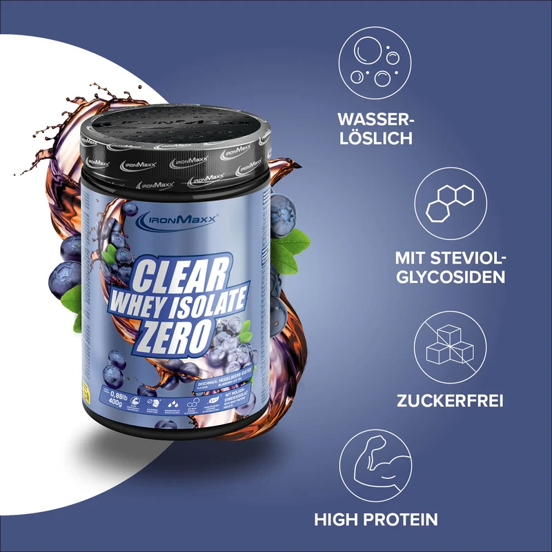 Clear Whey Isolate ZERO (400g) - Blueberry Ice Tea