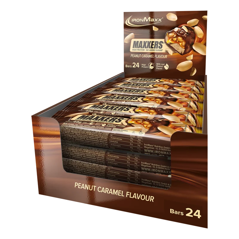 Maxxers (24x49g) - Peanut Caramel