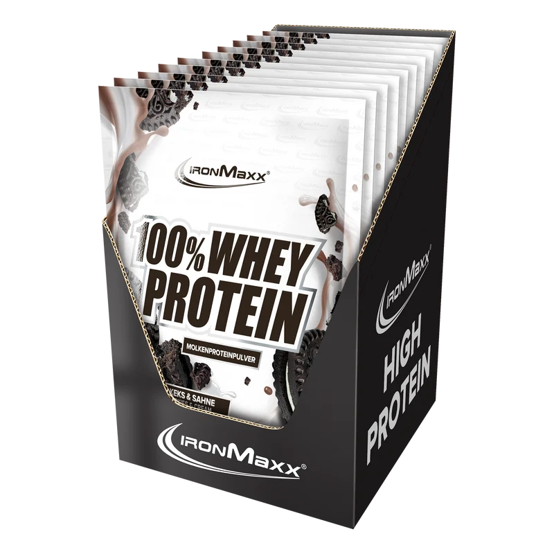 100% Whey Protein (10x30g) - Cookies & Cream