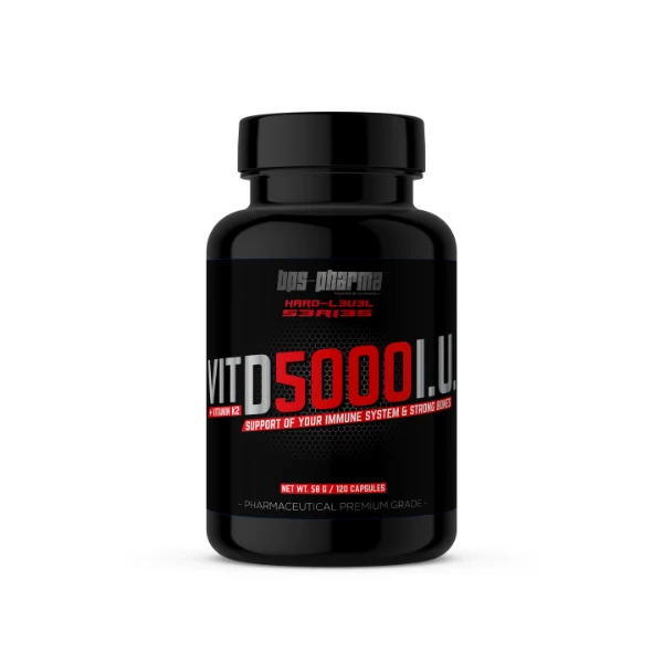 BPS Pharma VITAMIN D 5000IU &K2, 120 Kapseln