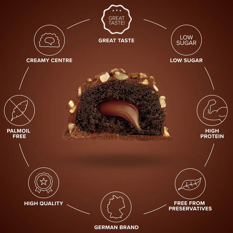 Lava Bar Protein Riegel (18x40g) - Fudge Brownie