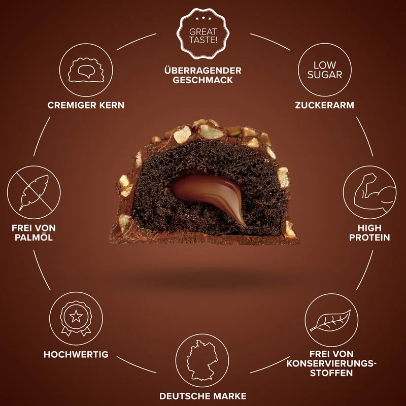 Lava Bar Protein Riegel (18x40g) - Fudge Brownie