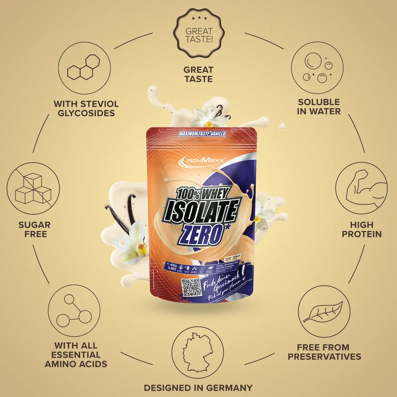 100% Whey Isolate ZERO (400g) - Vanille