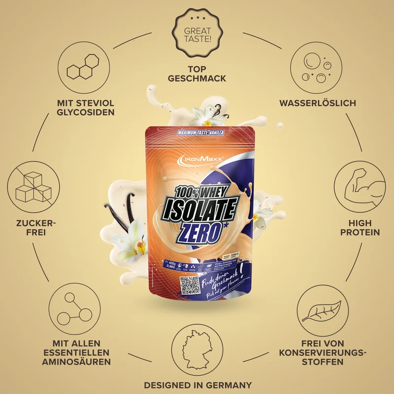 100% Whey Isolate ZERO (400g) - Vanille