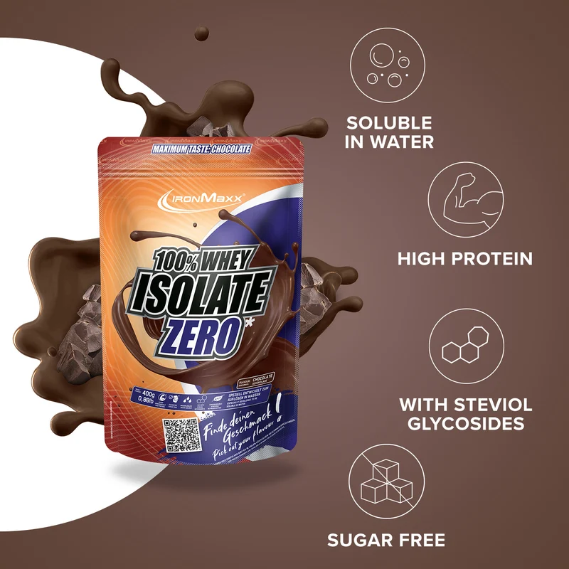 100% Whey Isolate ZERO (400g) - Schokolade
