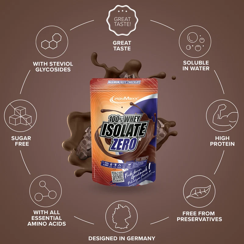 100% Whey Isolate ZERO (400g) - Schokolade