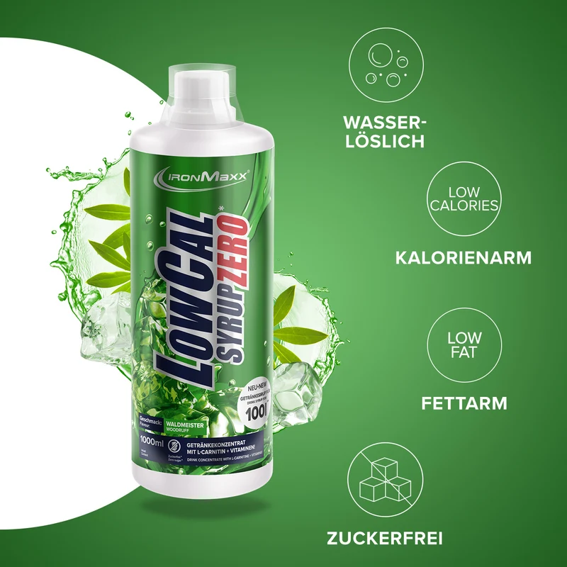 LowCal Syrup Zero (1000ml) - Waldmeister