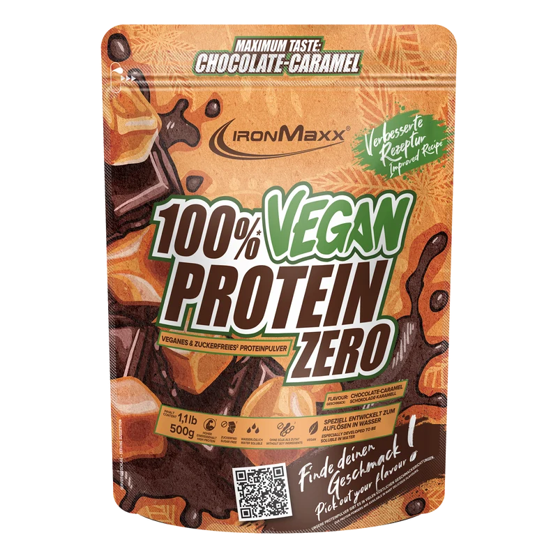 100% Vegan Protein Zero (500g) - Chocolate Caramel