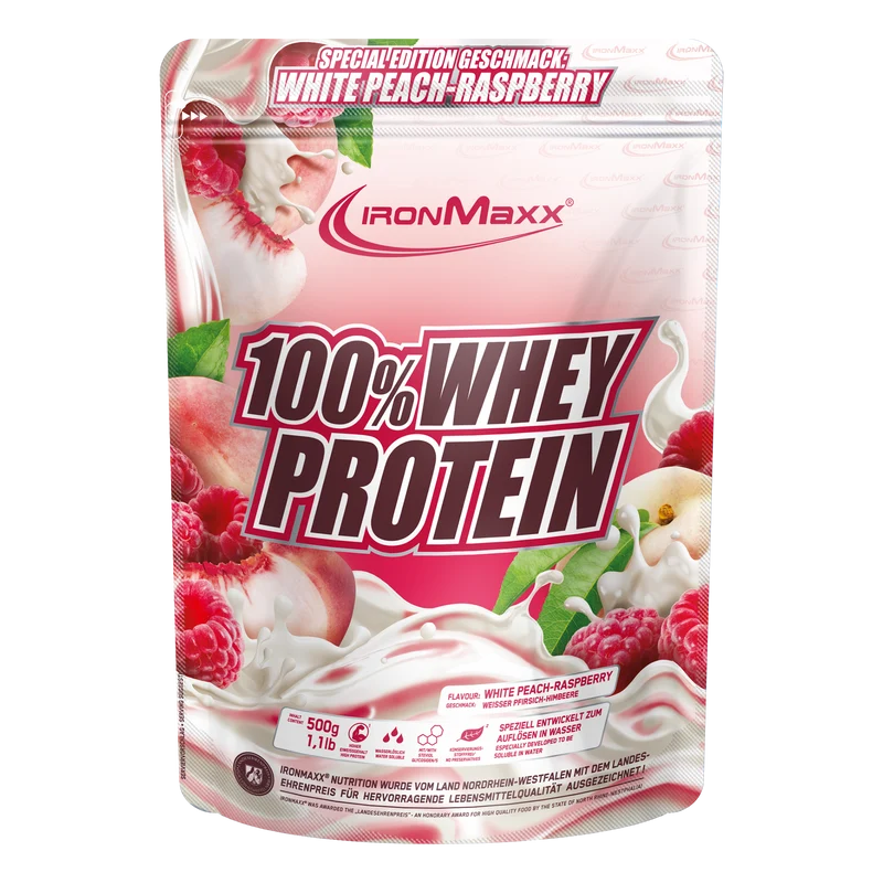 100% Whey Protein (500g) - White Peach Raspberry (Special Edition)