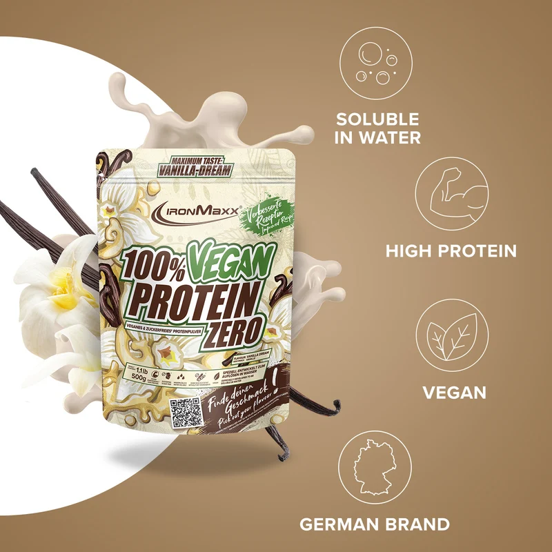 100% Vegan Protein Zero (500g) - Vanilla Dream