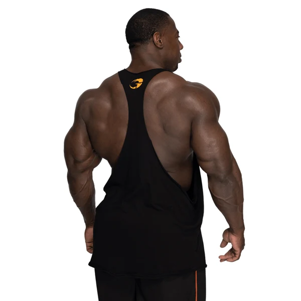 GASP STRINGER TANK TOP, Black