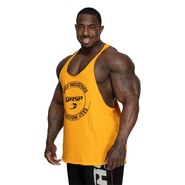 GASP STRINGER TANK TOP, Yellow