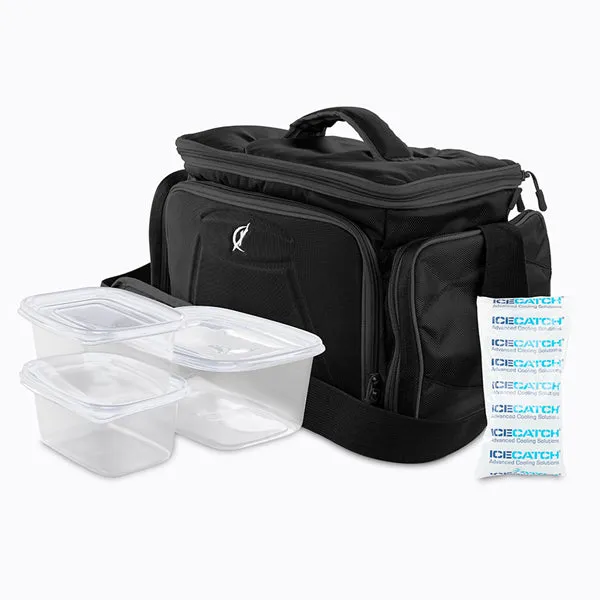 Climaqx STEALTH MEAL PREP BAG, Schwarz