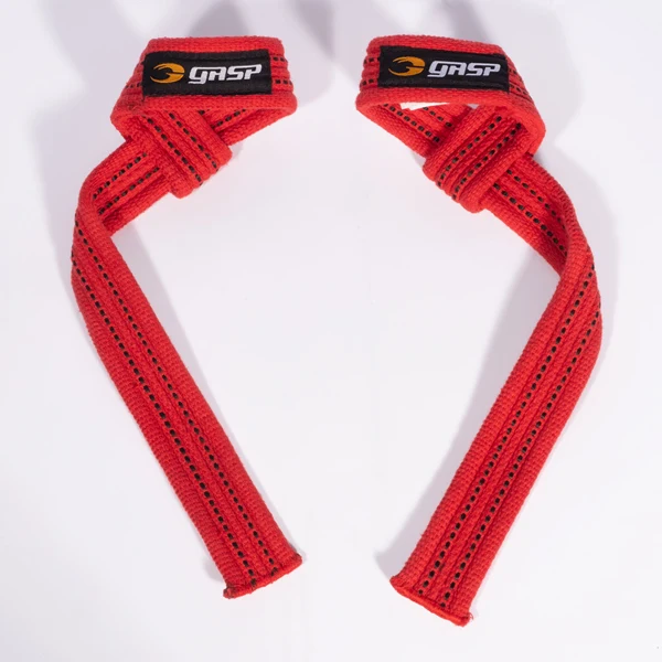 GASP LIFTING STRAPS ZUGHILFEN, Red/Black