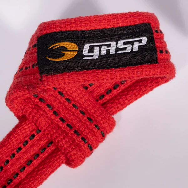 GASP LIFTING STRAPS ZUGHILFEN, Red/Black