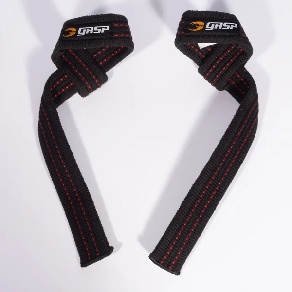 GASP LIFTING STRAPS ZUGHILFEN, Black/Red