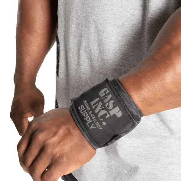 GASP HEAVY DUTY WRIST WRAPS 18", Black Camo