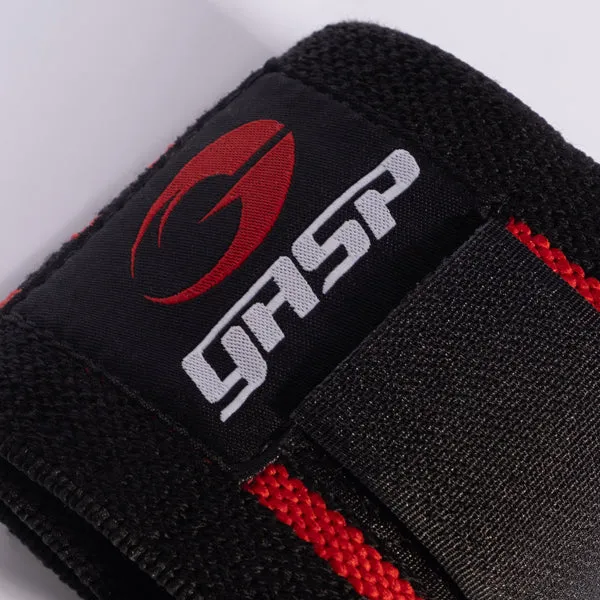 GASP HARDCORE HANDGELENK BANDAGE, Black/Red
