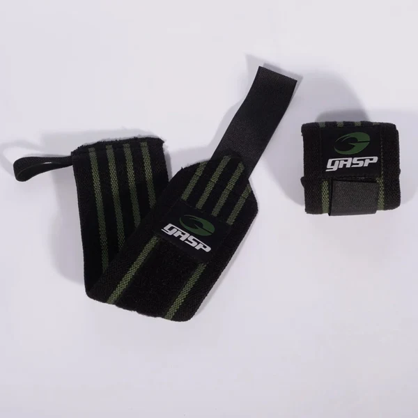 GASP HARDCORE HANDGELENK BANDAGE, Black/Green