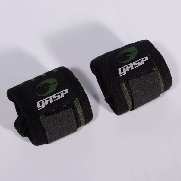 GASP HARDCORE HANDGELENK BANDAGE, Black/Green